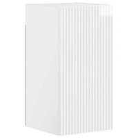 vidaXL Badrumsväggskåp ARNHEM Vit högglans 30 x 31 x 59 cm