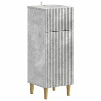 vidaXL Badrumsskrubb ARNHEM Betonggrå 30 x 31 x 80 cm Konstruerat trä