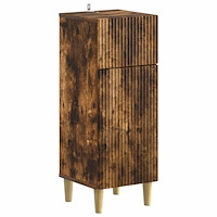 vidaXL Badrumsskrubb ARNHEM Rökt ek 30 x 31 x 80 cm Konstruerat trä