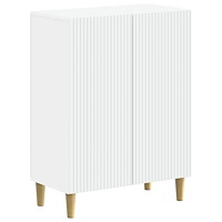 vidaXL Badrumsskrubb ARNHEM Vit 59,5 x 31 x 80 cm Konstruerat trä