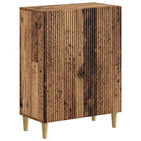 vidaXL Badrumsskrubb ARNHEM Gammalt trä 59,5 x 31 x 80 cm