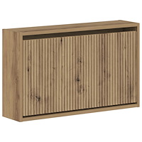 vidaXL Väggmonterad skoskåp ARNHEM 71 x 17 x 43 cm Konstruerat trä