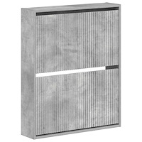 vidaXL Väggmonterad skoskåp ARNHEM 71 x 17 x 86 cm Konstruerat trä
