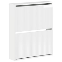 vidaXL Väggmonterad skoskåp ARNHEM 71 x 17 x 86 cm Konstruerat trä