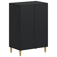 vidaXL Skoskåp ARNHEM 59,5 x 39,5 x 90 cm Konstruerat trä Svart