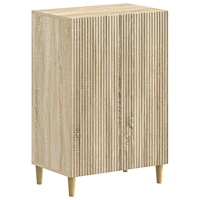vidaXL Skoskåp ARNHEM 59,5 x 39,5 x 90 cm Konstruerat trä Sonoma-ek