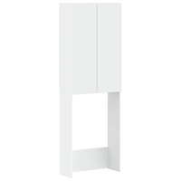 vidaXL Toalett skåp ARNHEM Vit 66 x 25,5 x 190 cm Konstruerat trä