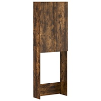 vidaXL Toalett skåp ARNHEM Rökt ek 66 x 25,5 x 190 cm Konstruerat trä