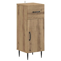 vidaXL Badrumsskrubb HAARLEM Artisan-ek 30 x 31 x 80 cm
