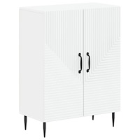 vidaXL Badrumsskrubb HAARLEM Vit 59,5 x 31 x 80 cm Konstruerat trä