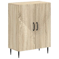 vidaXL Badrumsskrubb HAARLEM Sonoma-ek 59,5 x 31 x 80 cm