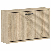 vidaXL Väggmonterad skoskåp HAARLEM 71 x 17 x 43 cm Konstruerat trä