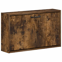 vidaXL Väggmonterad skoskåp HAARLEM 71 x 17 x 43 cm Konstruerat trä