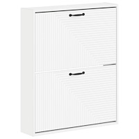 vidaXL Väggmonterad skoskåp HAARLEM 71 x 17 x 86 cm Konstruerat trä