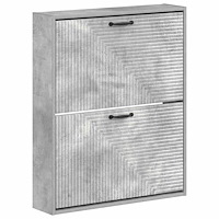 vidaXL Väggmonterad skoskåp HAARLEM 71 x 17 x 86 cm Konstruerat trä