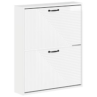 vidaXL Väggmonterad skoskåp HAARLEM 71 x 17 x 86 cm Konstruerat trä