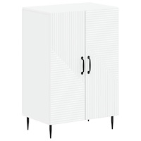 vidaXL Skoskåp HAARLEM 59,5 x 39,5 x 89,5 cm Konstruerat trä Vit
