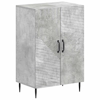 vidaXL Skoskåp HAARLEM 59,5 x 39,5 x 89,5 cm Konstruerat trä Betonggrå