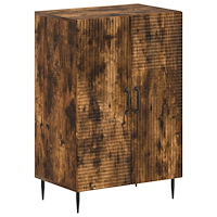 vidaXL Skoskåp HAARLEM 59,5 x 39,5 x 89,5 cm Konstruerat trä Rökt ek