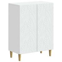 vidaXL Badrumsskrubb DELFT Vit 59,5 x 31 x 80 cm Konstruerat trä