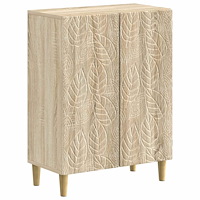 vidaXL Badrumsskrubb DELFT Sonoma-ek 59,5 x 31 x 80 cm Konstruerat trä