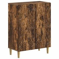 vidaXL Badrumsskrubb DELFT Rökt ek 59,5 x 31 x 80 cm Konstruerat trä