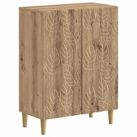 vidaXL Badrumsskrubb DELFT Artisan-ek 59,5 x 31 x 80 cm