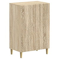 vidaXL Skoskåp DELFT 59,5 x 39,5 x 90 cm Konstruerat trä Sonoma-ek