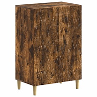 vidaXL Skoskåp DELFT 59,5 x 39,5 x 90 cm Konstruerat trä Rökt ek