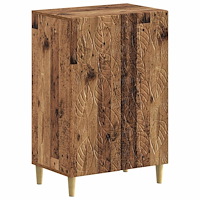 vidaXL Skoskåp DELFT 59,5 x 39,5 x 90 cm Konstruerat trä Gammalt trä