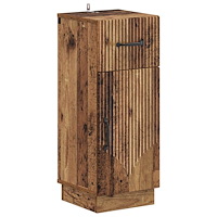 vidaXL Badrumsskrubb HOORN Gammalt trä 30 x 31 x 77 cm Konstruerat trä
