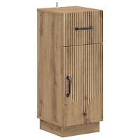 vidaXL Badrumsskrubb HOORN Artisan-ek 30 x 31 x 77 cm Konstruerat trä