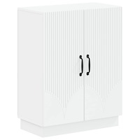vidaXL Badrumsskrubb HOORN Vit 59,5 x 31 x 77 cm Konstruerat trä