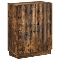 vidaXL Badrumsskrubb HOORN Rökt ek 59,5 x 31 x 77 cm Konstruerat trä