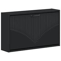 vidaXL Väggmonterad skoskåp HOORN 71 x 17 x 43 cm Konstruerat trä