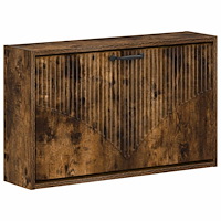 vidaXL Väggmonterad skoskåp HOORN 71 x 17 x 43 cm Konstruerat trä