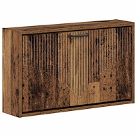 vidaXL Väggmonterad skoskåp HOORN 71 x 17 x 43 cm Konstruerat trä