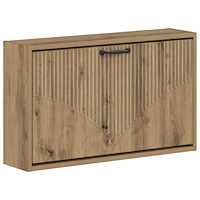 vidaXL Väggmonterad skoskåp HOORN 71 x 17 x 43 cm Konstruerat trä