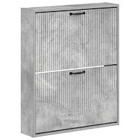 vidaXL Väggmonterad skoskåp HOORN 71 x 17 x 86 cm Konstruerat trä