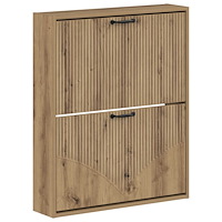 vidaXL Väggmonterad skoskåp HOORN 71 x 17 x 86 cm Konstruerat trä