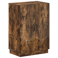 vidaXL Skoskåp HOORN 59,5 x 39,5 x 87 cm Konstruerat trä Rökt ek