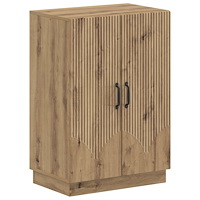 vidaXL Skoskåp HOORN 59,5 x 39,5 x 87 cm Konstruerat trä Artisan-ek