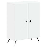 vidaXL Badrumsskrubb BREDA Vit 59,5 x 31 x 80 cm Konstruerat trä