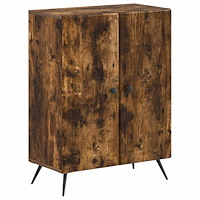 vidaXL Badrumsskrubb BREDA Rökt ek 59,5 x 31 x 80 cm Konstruerat trä