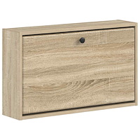 vidaXL Väggmonterad skoskåp BREDA 71 x 17 x 43 cm Konstruerat trä