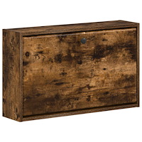 vidaXL Väggmonterad skoskåp BREDA 71 x 17 x 43 cm Konstruerat trä