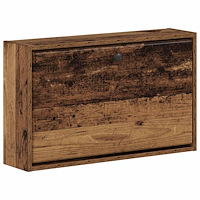 vidaXL Väggmonterad skoskåp BREDA 71 x 17 x 43 cm Konstruerat trä