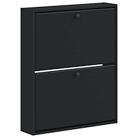 vidaXL Väggmonterad skoskåp BREDA 71 x 17 x 86 cm Konstruerat trä
