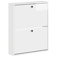 vidaXL Väggmonterad skoskåp BREDA 71 x 17 x 86 cm Konstruerat trä