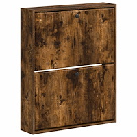 vidaXL Väggmonterad skoskåp BREDA 71 x 17 x 86 cm Konstruerat trä